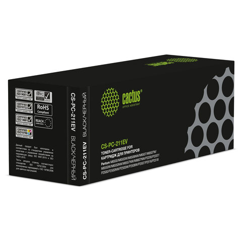 Картридж лазерный CACTUS (CS-PC-211EV) для Pantum P2200/P2207/P2500W/M6500/M6550, ресурс 1600 страниц - фото 6