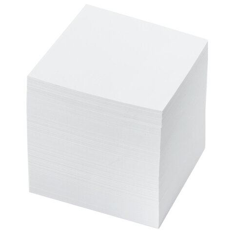 Блок для записей в боксе, 9х9х9 см, плотность 80 г/м2, белизна 95-98%, BRAUBERG, 122223 - фото 3