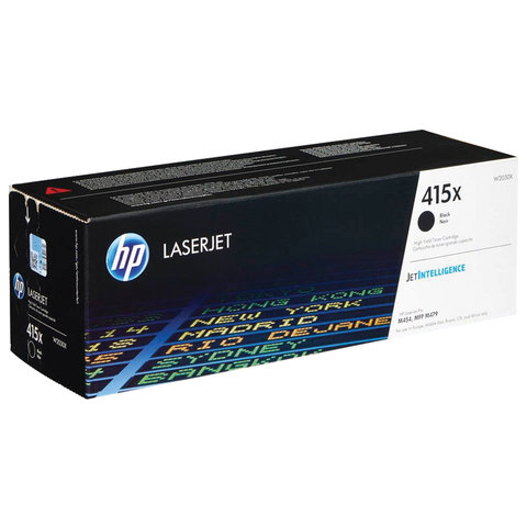 Картридж лазерный HP (W2030X) для HP Color LaserJet M454dn/M479dw и др, №415X, черный, оригинальный, ресурс 7500 страниц, оригинальный - фото 1