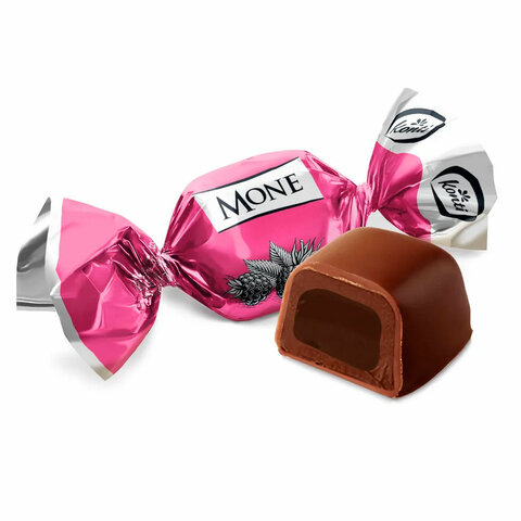 Конфеты KONTI "Моне" вкус трюфель с малиной, 1000 г, 20250 - фото 1