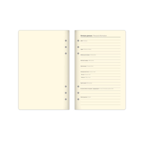 Блокнот А5 180x235 мм, BRAUBERG "Fabulous", гибкий, на кольцах, застежка, 80 л., черный, 116196 - фото 7