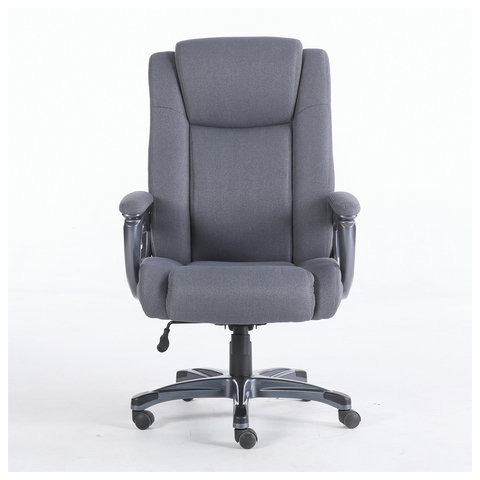 Кресло офисное BRABIX PREMIUM "Solid HD-005", нагрузка до 180 кг, ткань, серое, 531823 - фото 4