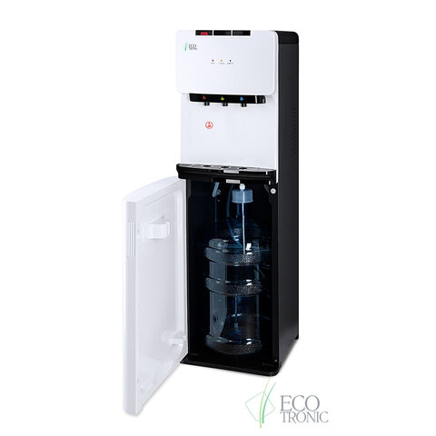 Кулер для воды ECOTRONIC K41-LXE напольный, НИЖНЯЯ ЗАГРУЗКА, нагрев/охлаждение, 3 крана, белый 11745. - фото 6