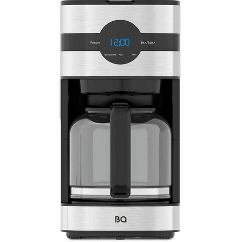 Кофеварка капельная BQ (БИ-КЬЮ) CM2002, 900 Вт, объем 1,5 л, поддержание температуры, серебристая, 86198275 - фото 1