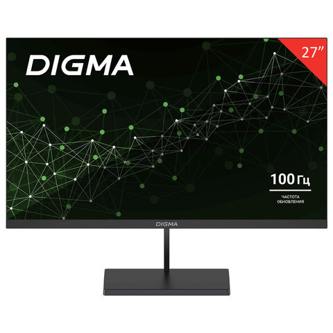 Монитор DIGMA Progress 27P501F 27" (68,6 см)/1920х1080/16:9/IPS/5ms/300cd/HDMI/черный, DM27SB01 - фото 1