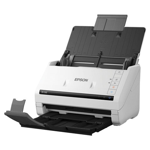 Сканер потоковый EPSON WorkForce DS-530II А4, 35 стр./мин, 1200x1200, ДАПД, B11B261401 - фото 6