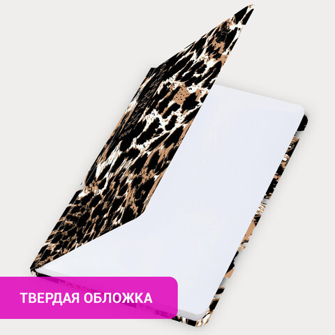 Еженедельник датированный 2026 с резинкой 171х93 мм, BRAUBERG, твердый, УФ-ЛАК, 64 л., "Леопард", 117356 - фото 15