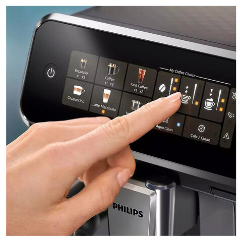 Кофемашина PHILIPS EP2236/40, 1500 Вт, объем 1,8 л, автокапучинатор, черная - фото 5