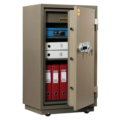 Сейф огнестойкий VALBERG "FRS-99T KL", 991х565х451 мм, 145 кг, 2 ключевых замка, трейзер, крепление к полу - фото 1