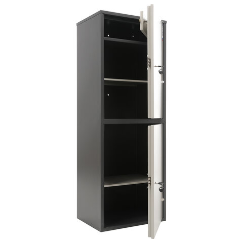 Шкаф металлический для документов AIKO "SL-125/2Т" ГРАФИТ, 1252х460х340 мм, 31 кг, сварной, S10799132502 - фото 4