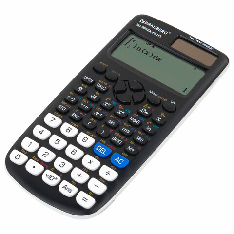 Калькулятор инженерный BRAUBERG SC-991EX-Plus (165х84 мм), 552 функции,10+2 разрядов, двойное питание, 271726 - фото 8