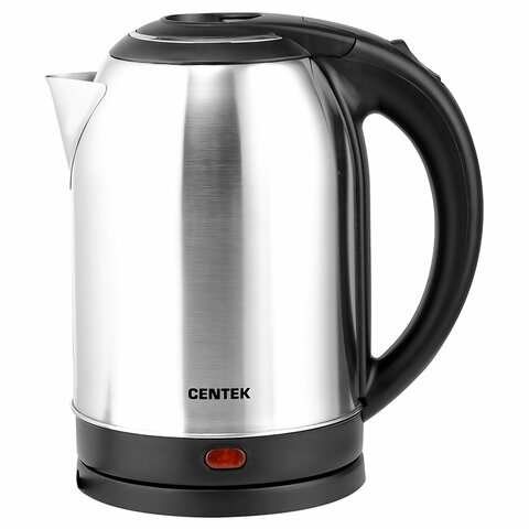 Чайник CENTEK CT-0037, 2 л, 2200 Вт, закрытый нагревательный элемент, сталь - фото 1