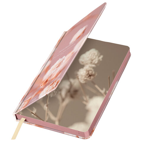 Ежедневник датированный 2026 А5 138x213 мм, BRAUBERG "Vista", под кожу твердый, "Tenderness", 117455 - фото 3