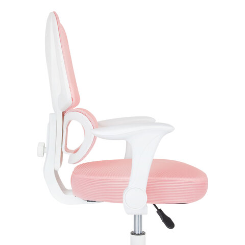 Кресло детское с поясничной поддержкой BRABIX KIDS "MG-225", сетка/ткань TW, розовое, 533316 - фото 9