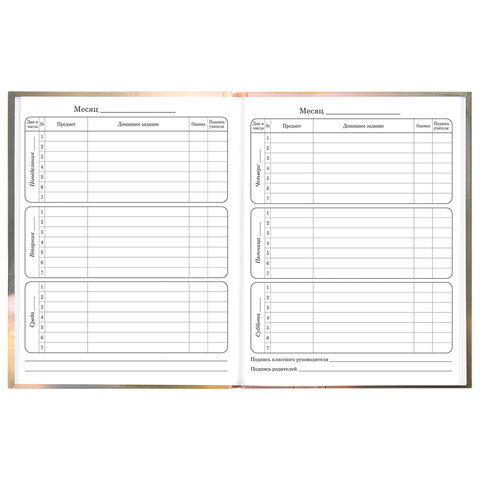 Дневник 1-4 класс 48 л., твердый, ЮНЛАНДИЯ, глянцевая ламинация, с подсказом, "Хомячок", 107579 - фото 9