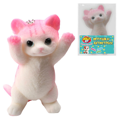 Игрушка-антистресс МЕГА СКВИШ "Большой кот-обнимашка", 20 см, JOLLY JOT (ДЖОЛЛИ ДЖОТ), 665824 - фото 1