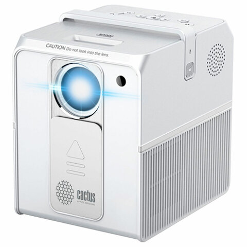 Проектор CACTUS CS-PRC.04WT.WUXGA-A, LCD, 1920x1080, 16:9, 3500 лм, 1000:1, 1,35 кг, серебряный - фото 2