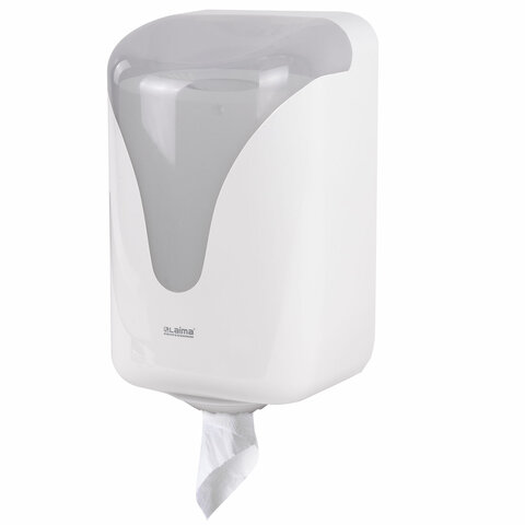 Диспенсер для полотенец с центральной вытяжкой EXTRA LAIMA PROFESSIONAL, (M1/M2), белый, ABS, 607766, 303210 - фото 1