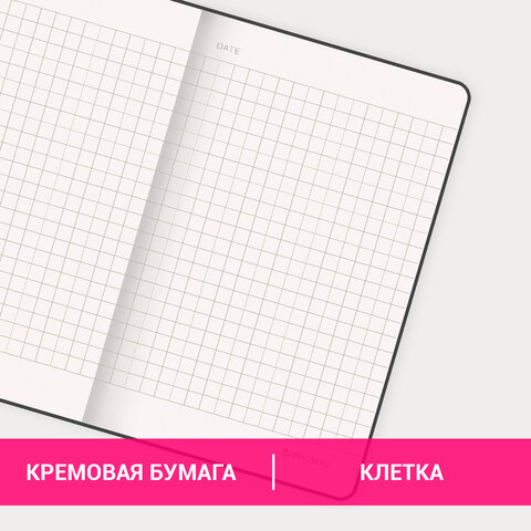 Блокнот МАЛЫЙ ФОРМАТ (93х140 мм) А6, BRAUBERG ULTRA, балакрон, 80 г/м2, 96 л., клетка, темно-синий, 113053 - фото 10