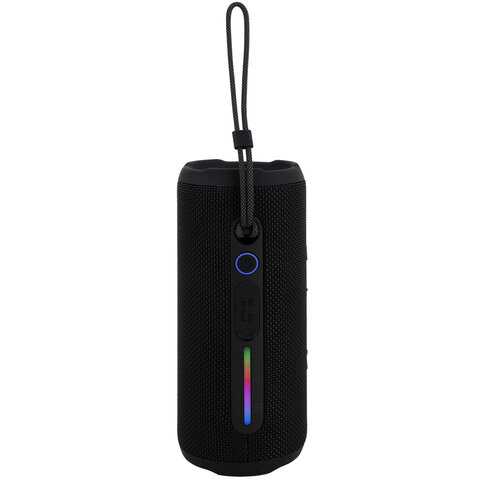 Колонка портативная влагозащищенная KAIGO (КАЙГО) BT16T, 10 Вт, Bluetooth, Micro SD, AUX, RGB, TWS, IPX7, черная, 514225 - фото 3