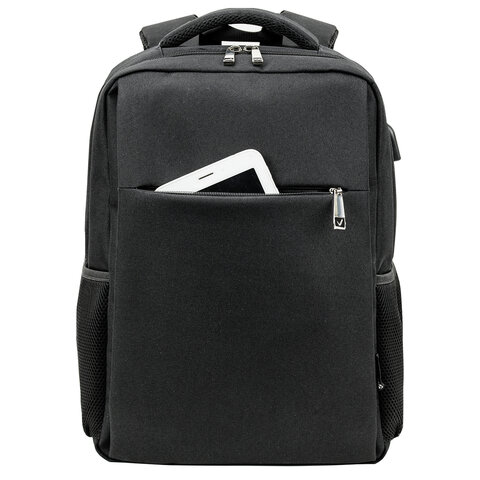 Рюкзак BRAUBERG FUNCTIONAL с отделением для ноутбука, USB-порт, багажная лента, Firm, 43x30x15 см, 272576 - фото 7