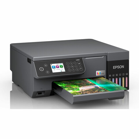 МФУ струйное EPSON L8100 "3 в 1", А4, 22 стр./мин, 5760х1440, печать на CD/DVD, Wi-Fi, СНПЧ, C11CK94402 - фото 5