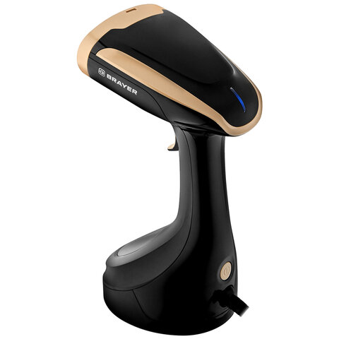 Отпариватель ручной BRAYER BR4125, 1700 Вт, пар 25 г/мин, резервуар 0,28 л, 1 режим, черный - фото 4