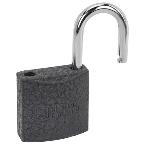 Замок навесной чугунный 25 мм "Стандарт", 2 ключа, ГРАНДМАСТЕР, 671289 - фото 7