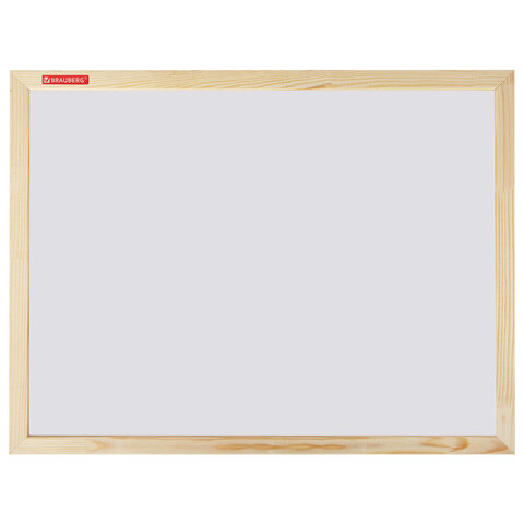 Доска магнитно-маркерная 45х60 см, деревянная рамка, BRAUBERG "Wood", 238794 - фото 1