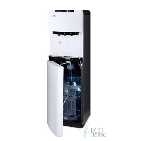 Кулер для воды ECOTRONIC K41-LXE напольный, НИЖНЯЯ ЗАГРУЗКА, нагрев/охлаждение, 3 крана, белый 11745. - фото 7