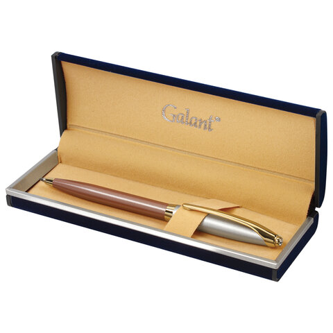 Ручка подарочная шариковая GALANT "DECORO ROSE", корпус хром/розовый, детали золотистые, узел 0,7 мм, синяя, 143505 - фото 7