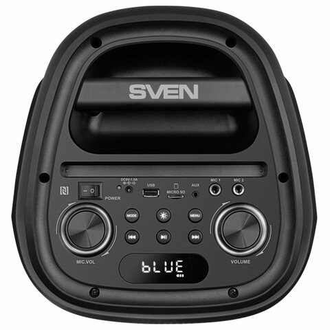 Колонка портативная SVEN PS-800, 100 Вт, TWS, Bluetooth, FM, USB, microSD, LED-дисплей, черная, SV-021511 - фото 11