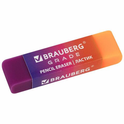 Ластики BRAUBERG GRADE НАБОР 4 штуки, размер ластика 60х15х10 мм, упаковка блистер, 271344 - фото 6