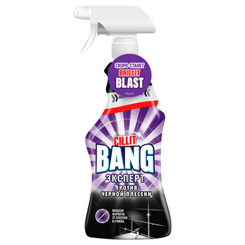 Чистящее средство 750 мл CILLIT BANG "Удаление черной плесени", для ванной и кухни, распылитель, 3032923 - фото 1