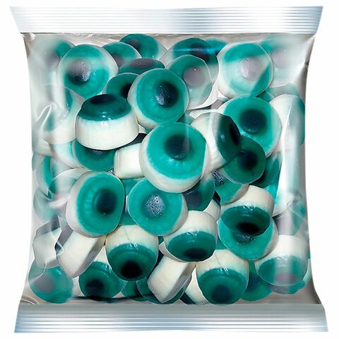 Мармелад жевательный "Глаз" со вкусом клубники со сливками, 500 г, KRUTFRUT, РВМ581 - фото 1