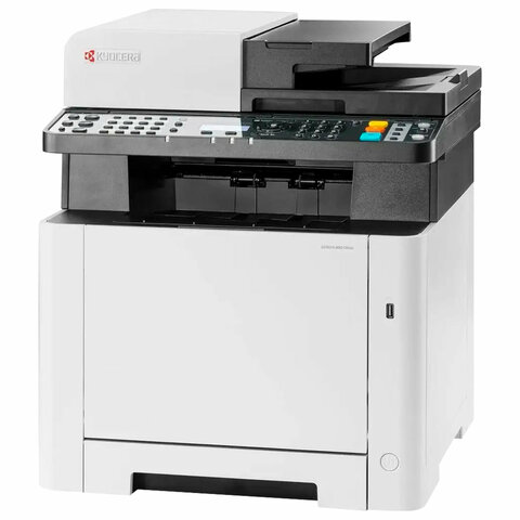 МФУ лазерное ЦВЕТНОЕ KYOCERA MA2100cfx "4 в 1", A4, 21 стр./мин., 65000 стр./мес., ДУПЛЕКС, АПД, сетевая карта, 110C0B3NL0 - фото 1