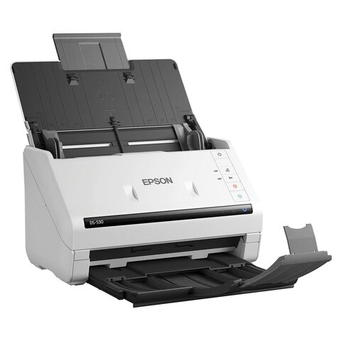 Сканер потоковый EPSON WorkForce DS-530II А4, 35 стр./мин, 1200x1200, ДАПД, B11B261401 - фото 5