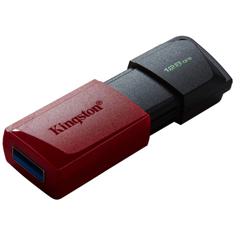 Флеш-диск 128GB KINGSTON DataTraveler Exodia M, разъем USB 3.2, черный/красный, DTXM/128GB - фото 2