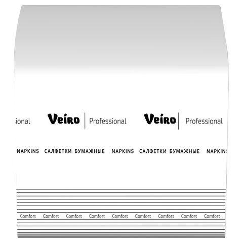 Салфетки VEIRO Professional (Система N4), Comfort, КОМПЛЕКТ 15 шт. х 220 шт., 2-слойные, белые, 21х16,2, V, NV211 - фото 9