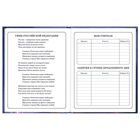 Дневник 1-4 класс 48 л., твердый, ЮНЛАНДИЯ, глянцевая ламинация, с подсказом, "Принцесса", 107582 - фото 6