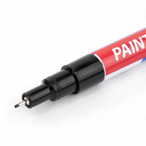 Маркер-краска лаковый EXTRA (paint marker) 1 мм, ЧЕРНЫЙ, УСИЛЕННАЯ НИТРО-ОСНОВА, BRAUBERG, 151960 - фото 3