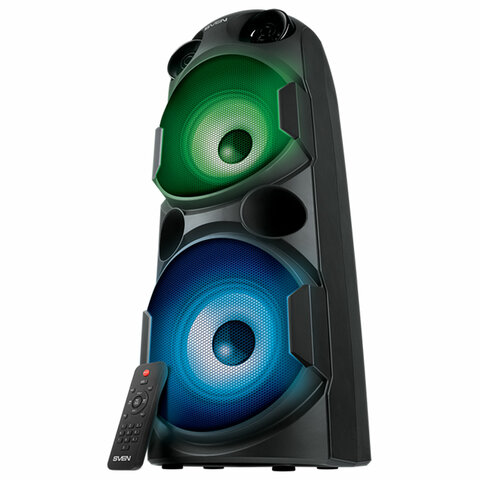 Колонка портативная SVEN PS-750, 80 Вт, TWS, Bluetooth, FM, USB, microSD, LED-дисп, черная, SV-019617 - фото 7