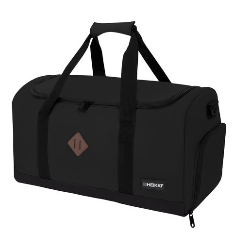 Сумка спортивная HEIKKI MOVE RENOWNED (ХЕЙКИ), отделение для обуви, черная, 28x51x26 см, 273909 - фото 1