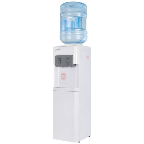 Кулер для воды SONNEN FSC-02AC, напольный, НАГРЕВ/ОХЛАЖДЕНИЕ КОМПРЕССОР, шкаф, 2 крана, белый, 455420 - фото 9