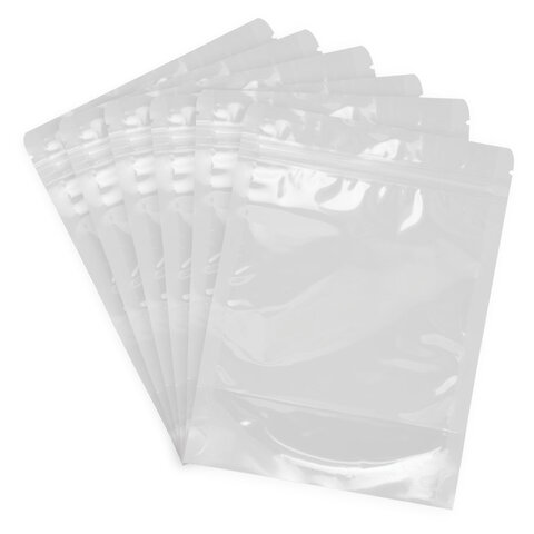 Пакеты дой-пак с замком ZIP LOCK, прозрачные, 140х200 + 40 мм, КОМПЛЕКТ 100 штук, 70 мкм, BRAUBERG, 700697 - фото 5