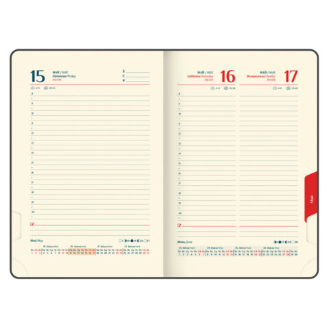 Ежедневник датированный 2026 А5 148х218 мм, GALANT "Infinity Gold", под кожу, темно-зеленый, 117504 - фото 13