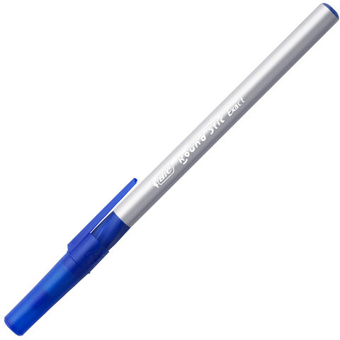 Ручки шариковые с грипом BIC "Round Stic Exact", НАБОР 6+2 шт., СИНИЕ, линия письма 0,28 мм, блистер, 932862 - фото 3