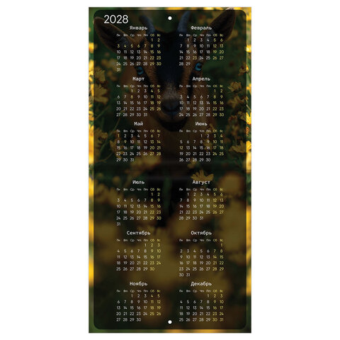 Календарь настенный перекидной 2027 г., BRAUBERG, 12 листов, 21,4х42,8 см, МИНИ, "Символ года", 118434 - фото 16