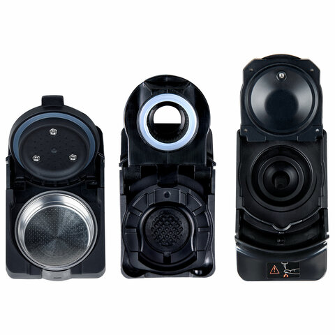 Кофемашина капсульная 3 в 1 для молотого кофе и капсул DOLCE GUSTO и NESPRESSO, SONNEN CM510, 1450 Вт, объем 0,6 л, 456336 - фото 16