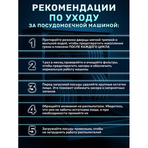 Таблетки для очистки стиральных и посудомоечных машин 30 шт., CLEAN&FRESH, Cd1m30 - фото 3